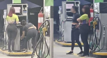 Caminhoneiro foi preso após beijar frentista