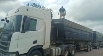 PRF flagra carreta com 28 toneladas de excesso de peso em Senhor do Bonfim