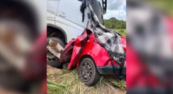 Caminhoneiro que bateu em carro de família indígena paga fiança e segue em liberdade no Pará