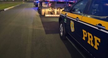 Caminhoneiro é preso com arma e rebite durante abordagem da PRF