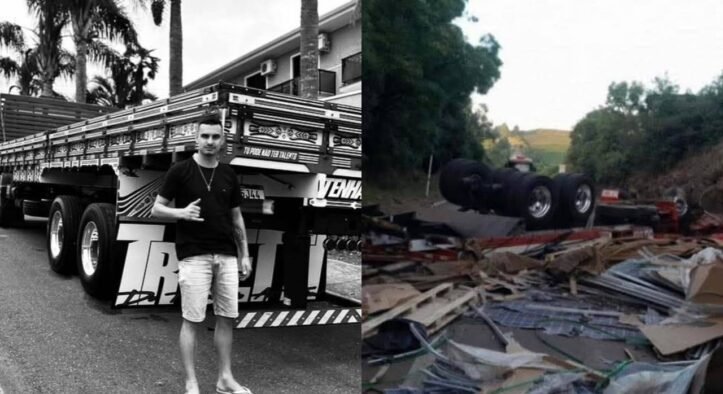 Jovem caminhoneiro de 25 anos morre após tombamento na BR-285 no RS