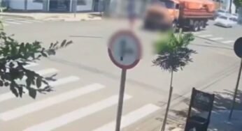 Caminhoneiro com CNH vencida atropela idoso de 76 anos.