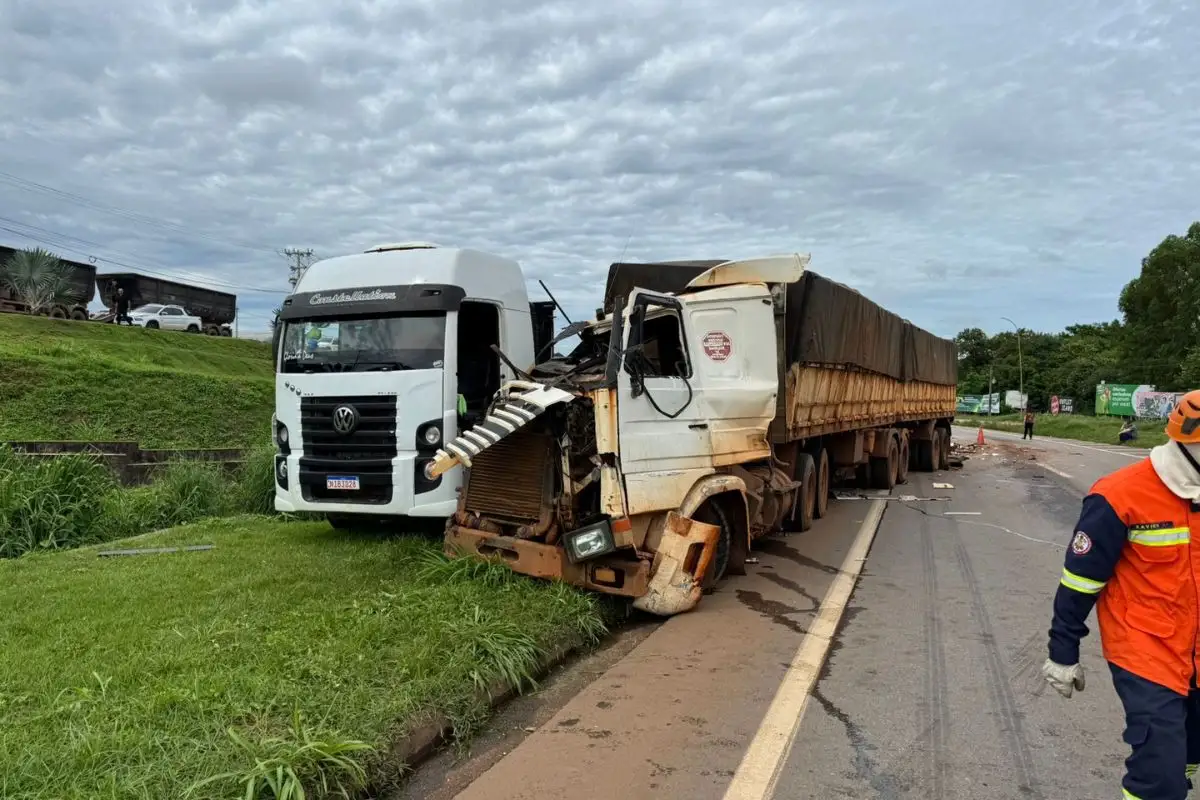 acidente com caminhoneiro