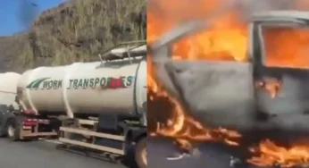 Explosão com caminhão de combustível deixa mortos na Dutra