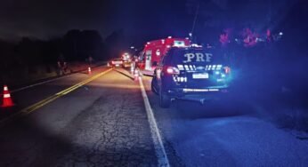 Caminhoneiro morre atropelado ao trocar pneu na BR-392