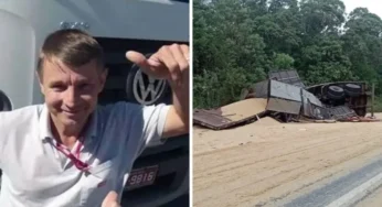 Saiba quem era o caminhoneiro que morreu em grave acidente na BR-280