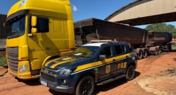 PRF apreende carga de produtos falsificados em caminhão