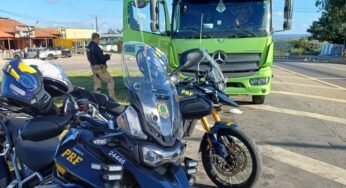 Caminhoneiro é preso após ser flagrado sob efeito de droga em rodovia federal