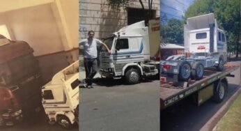 Mini Scania 113 com motor de Peugeot mostra que paixão por caminhão não tem tamanho