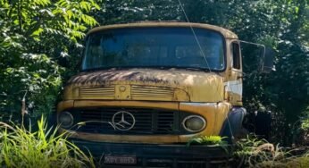 Mercedes 1111 achado no mato revive memória dos caminhoneiros antigos