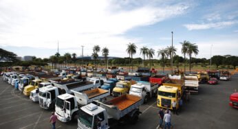 Caminhoneiros da Novacap cobra dívida milionária no DF