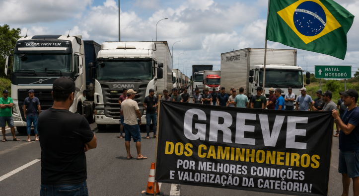 Greve dos caminhoneiros no RN segue confirmada após reunião sem acordo