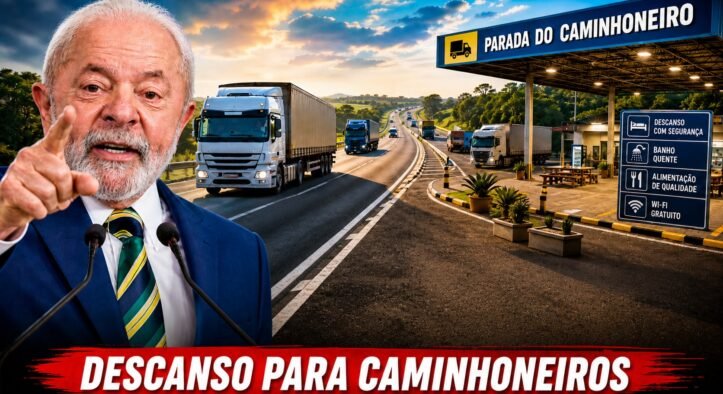 Lula quer conquistar os caminhoneiros criando 41 paradas para descanso