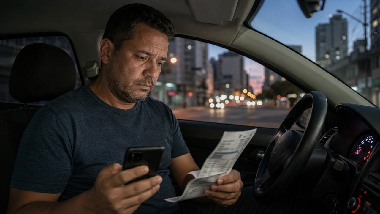Mais horas no volante, menos dinheiro no bolso e a vida do motorista de aplicativo