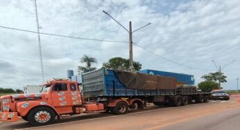 PRF apreende 46 pneus importado em carreta