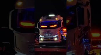 PRF pode multar caminhoneiros que usam olhos de LED no caminhão