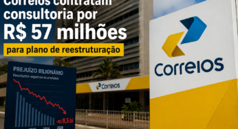 Correios gastam R$ 57 milhões com consultoria enquanto estatal enfrenta rombo bilionário