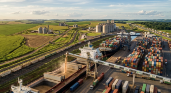 Exportações do agro batem US$ 16,6 bilhões e soja lidera embarques do Brasil