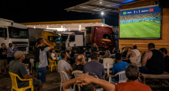 Brasil decepciona na estreia e caminhoneiros que pararam para assistir ao jogo saem frustrados