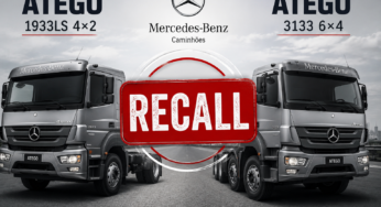 Mercedes-Benz convoca recall de caminhões Atego fabricados entre 2024 e 2025