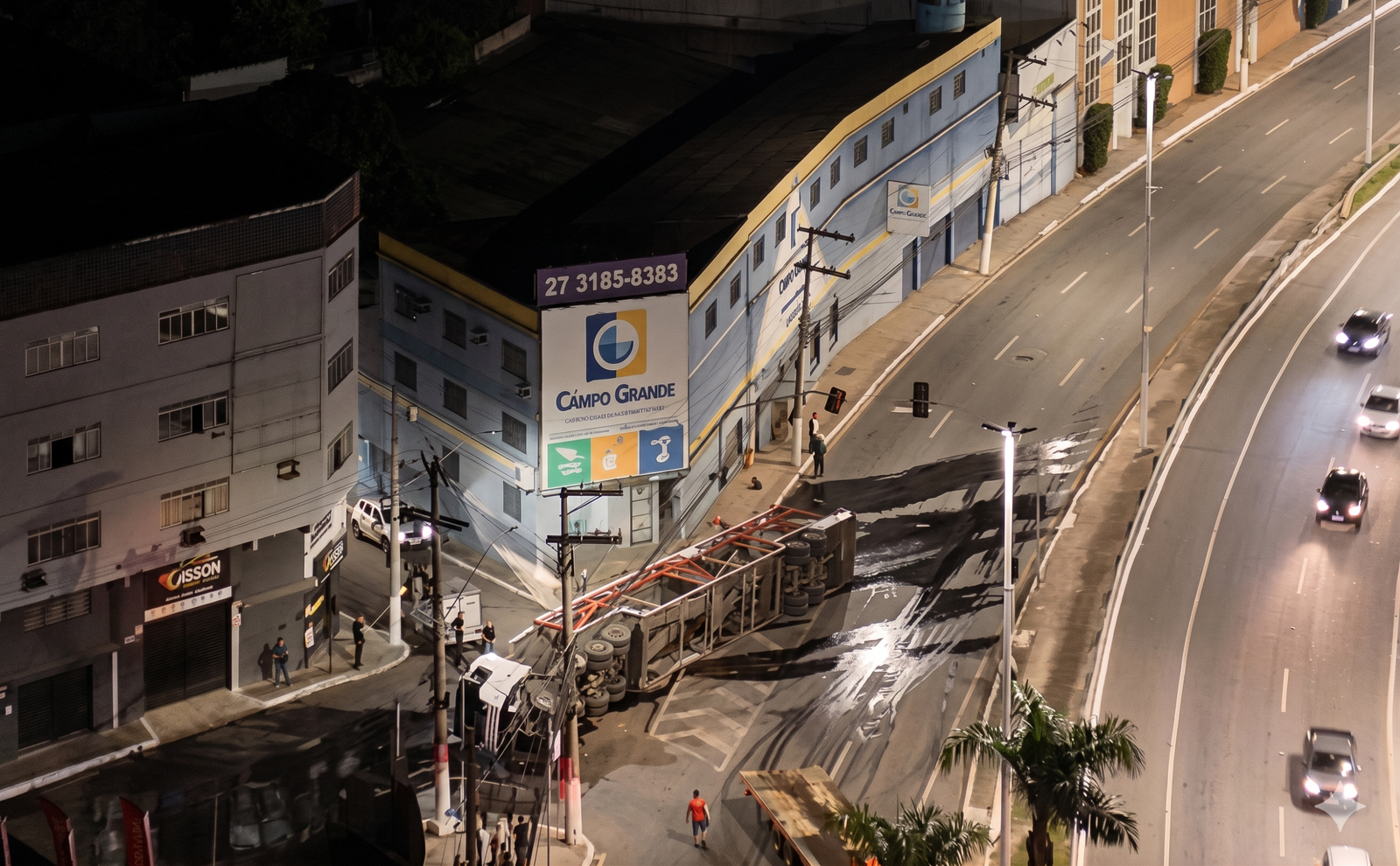 Acidente com caminhão