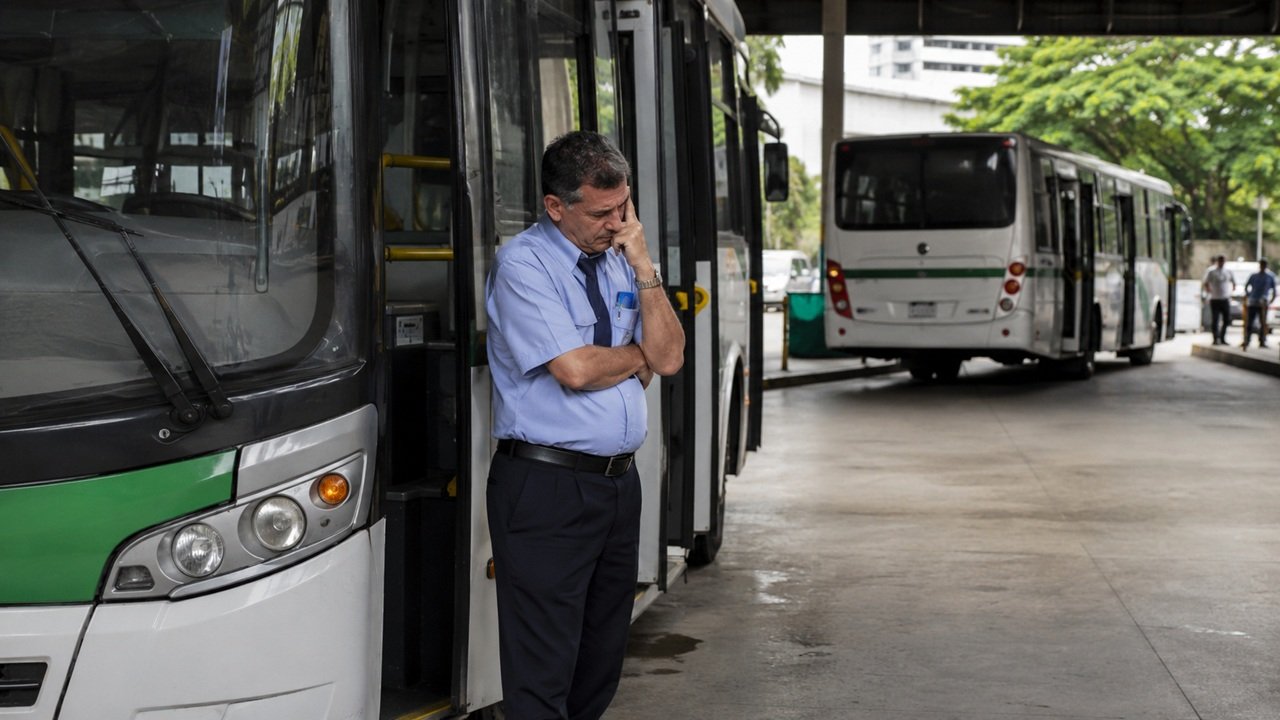 Motoristas de ônibus deixam a profissão em meio a salário baixo, pressão e cobranças