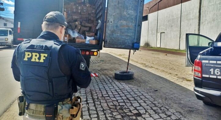 Caminhão com carga desviada é interceptado e esquema com falso roubo acaba descoberto na Paraíba