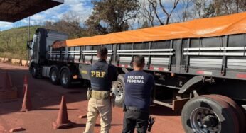Quase 20 mil litros de produto usado no refino de cocaína são apreendidos em caminhão na fronteira