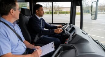 Teste de ônibus reprova por detalhe simples antes mesmo de sair com o veículo