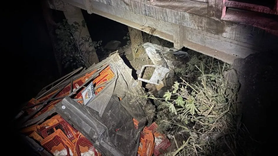 Caminhoneiro de 25 anos sofre acidente grave na SC-283 em Santa Catarina