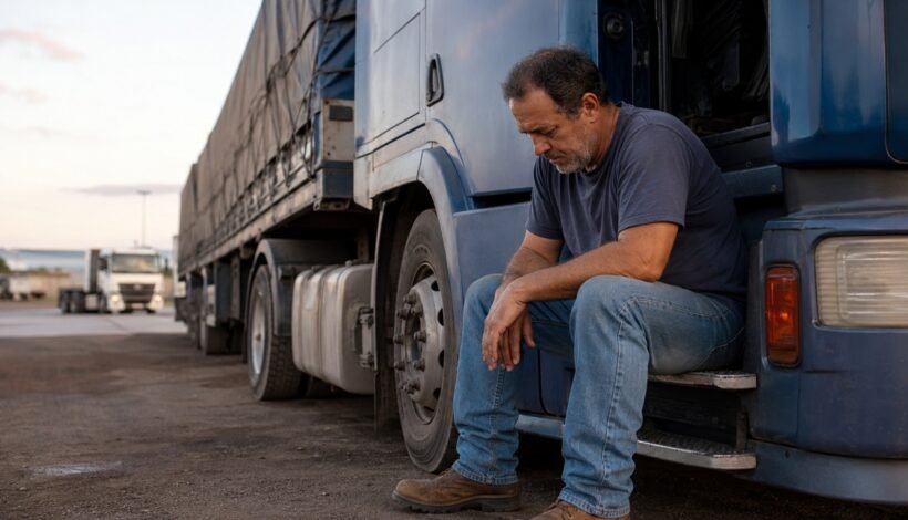 Humilhação da categoria, faltam caminhoneiros, mas salário não chega a R$ 3 mil