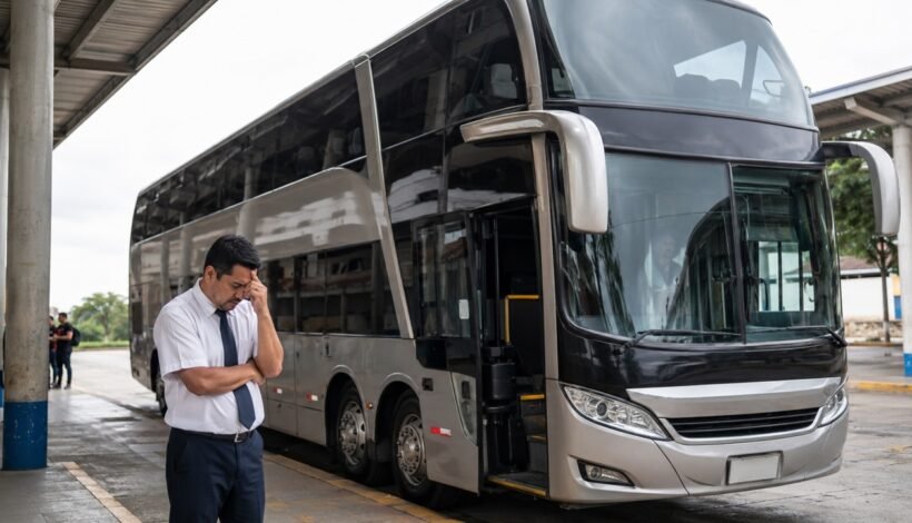 Ônibus de R$ 2 milhões contrastam com salário de R$ 3 mil e falta de motoristas