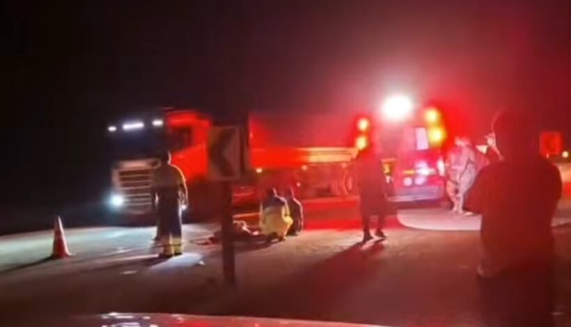 Porta da cabine se abre em movimento e mulher morre durante viagem na BR-163