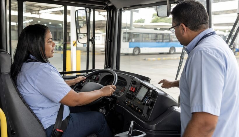 SEST SENAT banca CNH e curso para quem quer dirigir ônibus