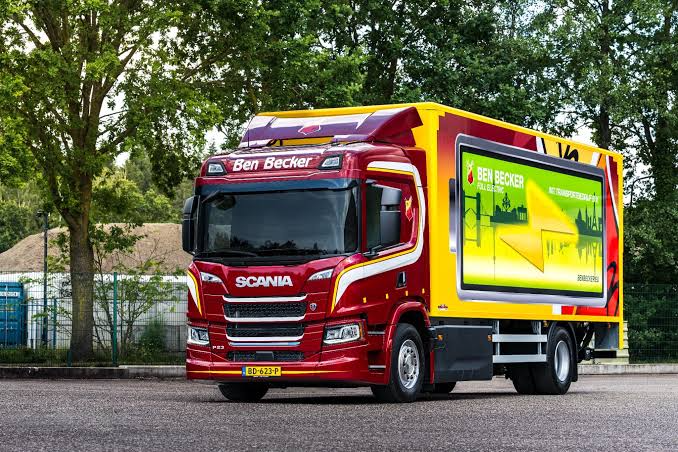 Ben Becker-scania-eletrico