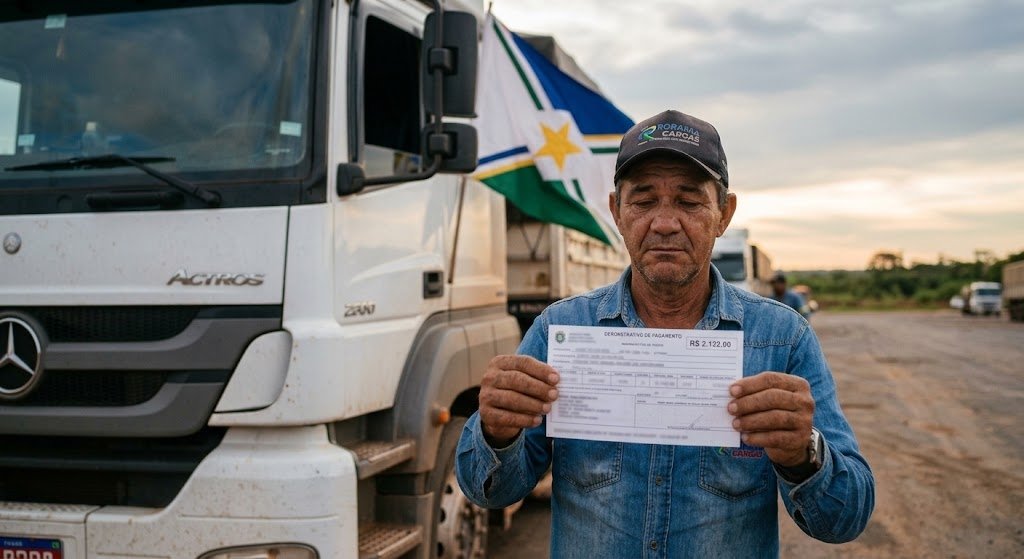 Roraima tem o menor salário mediano para motorista de caminhão no Brasil