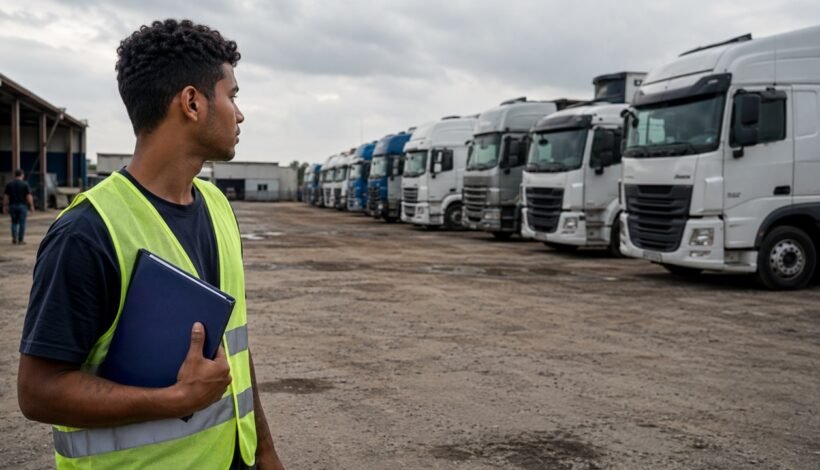 Caminhão parado e vaga aberta, transportadoras ainda fecham portas para novos motoristas