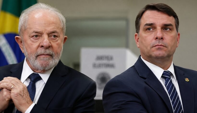 Datafolha coloca Lula com 48% e Flávio com 43% em disputa direta