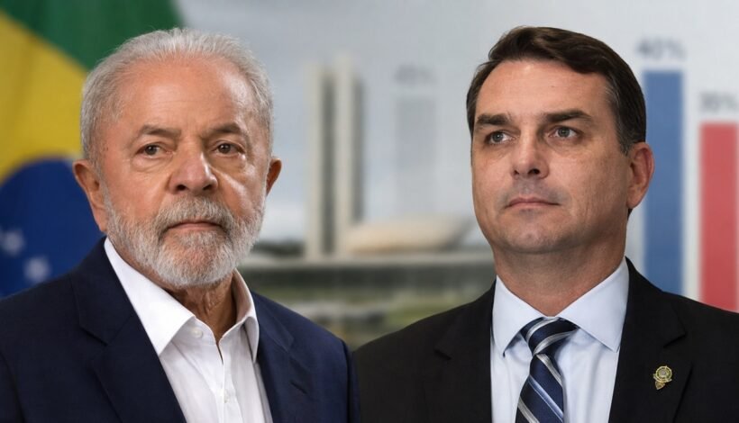 Nova pesquisa mostra distância entre Lula e Flávio Bolsonaro