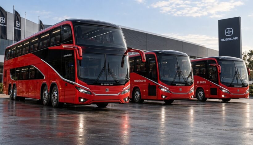 Busscar completa família NB1 e novos ônibus chamam atenção por preço e conforto