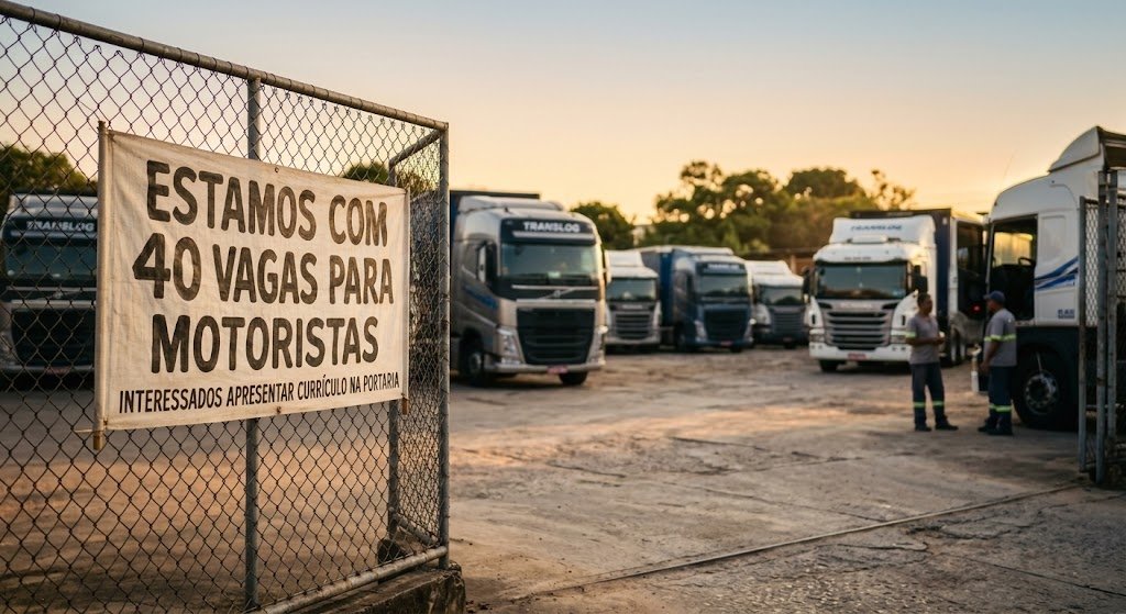 Brasil sofre com falta de caminhoneiros e 88% das transportadoras têm dificuldade para contratar