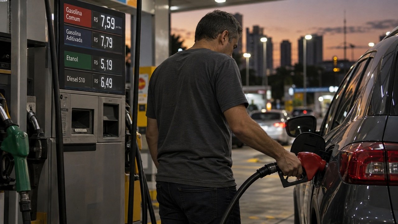 Gasolina passa dos R$ 7 em cidade da Paraíba e litro chega a R$ 7,59