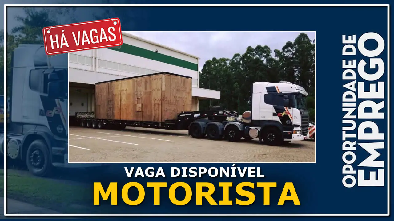 Transportadora Darcy abre vagas para Motorista