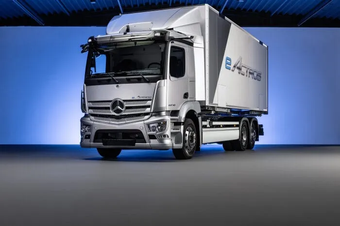 Os Caminhoes A Bateria Mercedes Benz EActros Tem Autonomia De Ate 500 Km