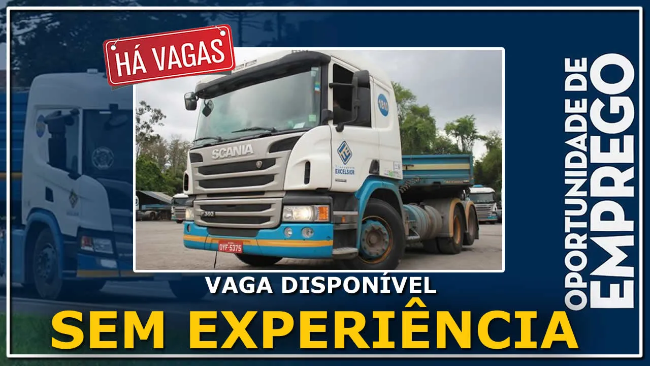 Transporte Excelsior abre escolinha para Motorista Sem experiência.
