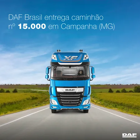 DAF entrega o seu caminhão número 15 mil