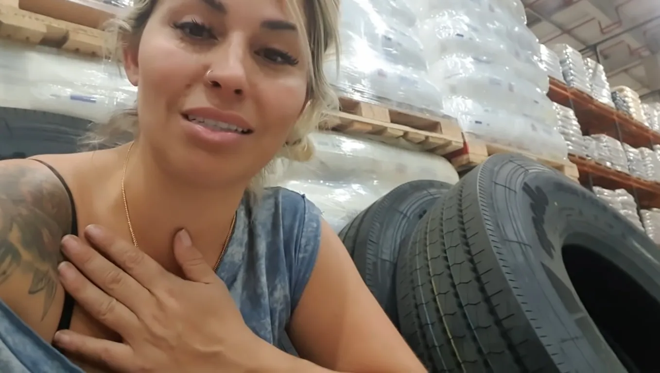 Caminhoneira Sheila manda recado para seu seguidores, assista o video.