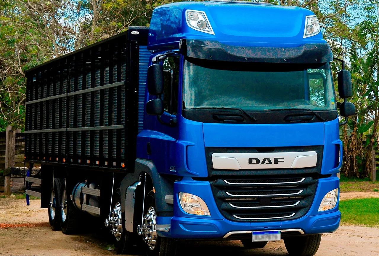 Daf realiza a primeira entrega do CF 8X2 na versão rígida na cor Jamaica Blue