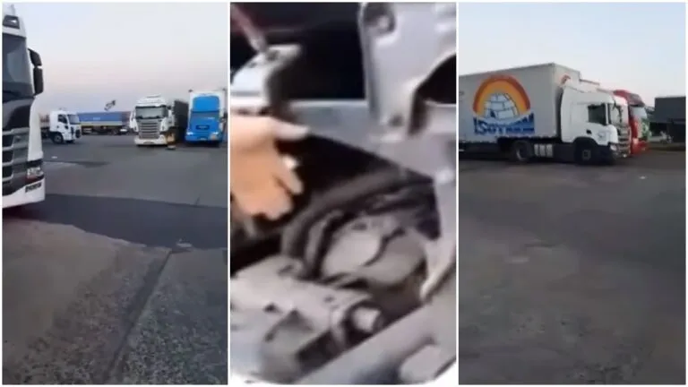 Caminhoneiro tem servo de embreagem e bomba de arla furtado em posto de combustível