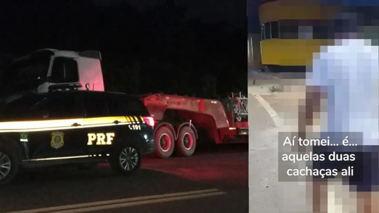 Motorista que trafegava no Ceará com carga superdimensionada é preso em flagrante após constatar embriaguez